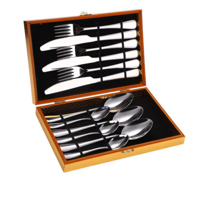 Set de couverts à steak en acier inoxydable