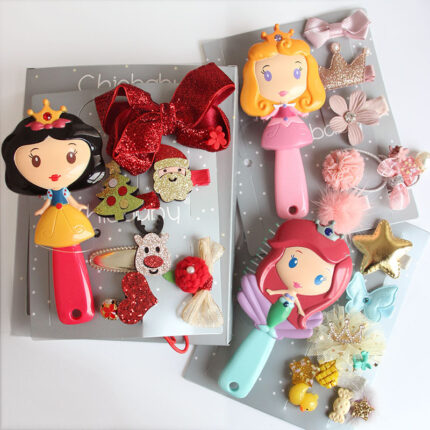 Barrette avec cordon tendance pour enfants