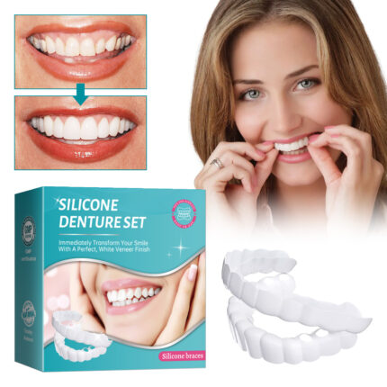 Prothèses dentaires en silicone pour l'éclaircissement du sourire