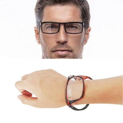 Lunettes de lecture pliantes à claquement au poignet de haute qualité