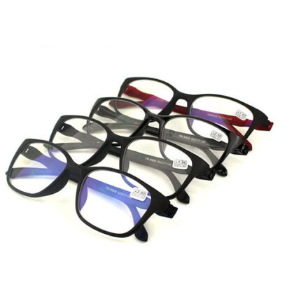 Lunettes de lumière anti-bleu à grand cadre portable. Lunettes de lecture pour les personnes âgées