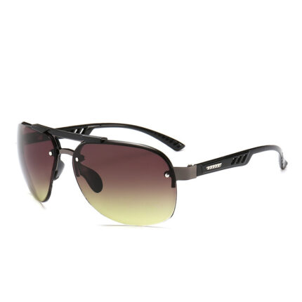 Lunettes de soleil de pêche et cyclisme avec monture en métal