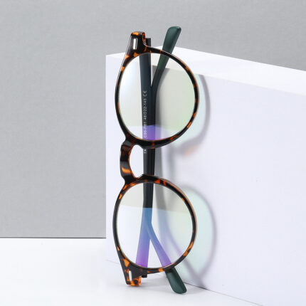 Lunettes lumineuses rétro bleues