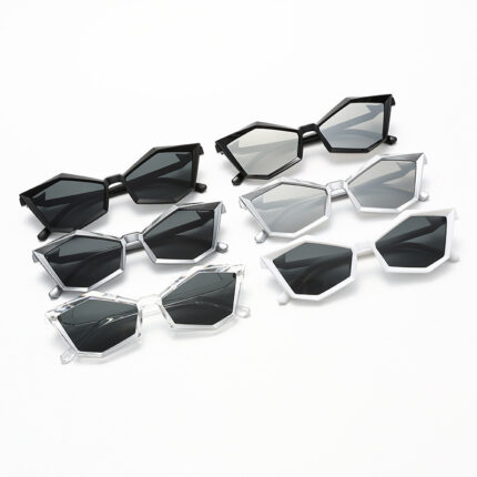 Lunettes plygonales de mode pour hommes et femmes