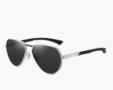 Verres polarisés à grande monture à la mode pour hommes et femmes