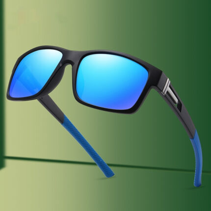 Lunettes de sport polarisées carrées et colorées