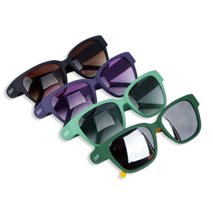 Lunettes de soleil multifonctions à tube évasé à la mode