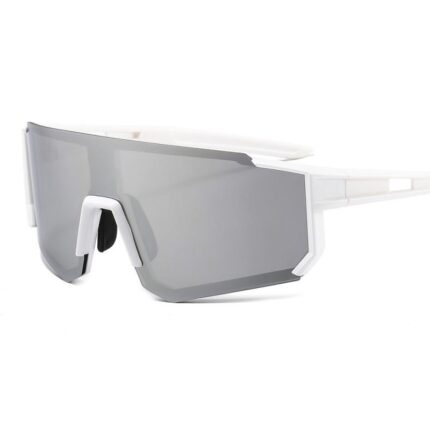 Lunettes de cyclisme à grand cadre coloré à la mode