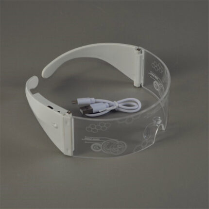 Lunettes lumineuses LED rechargeables et colorées