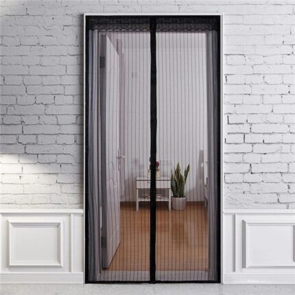 Rideau de porte en maille anti-moustiques