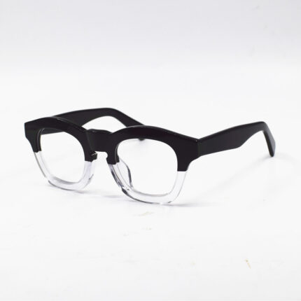 Lunettes de plaque rétro épaisses à la mode pour femmes