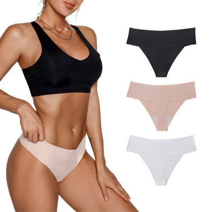 String sans couture de taille basse à la mode pour femmes