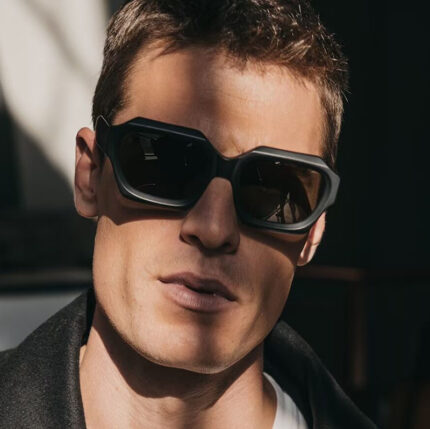 Lunettes de soleil à protection UV à la mode pour hommes