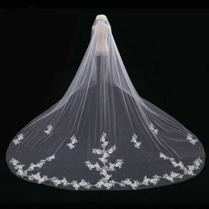 Voile de mariée long et tendance